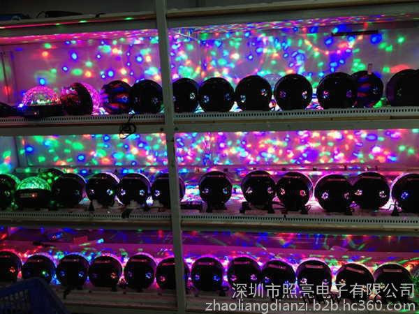 C款带遥控水晶魔球灯 带DMX显示控台LED水晶魔球灯 迷你激光灯 频闪灯 帕灯等产品