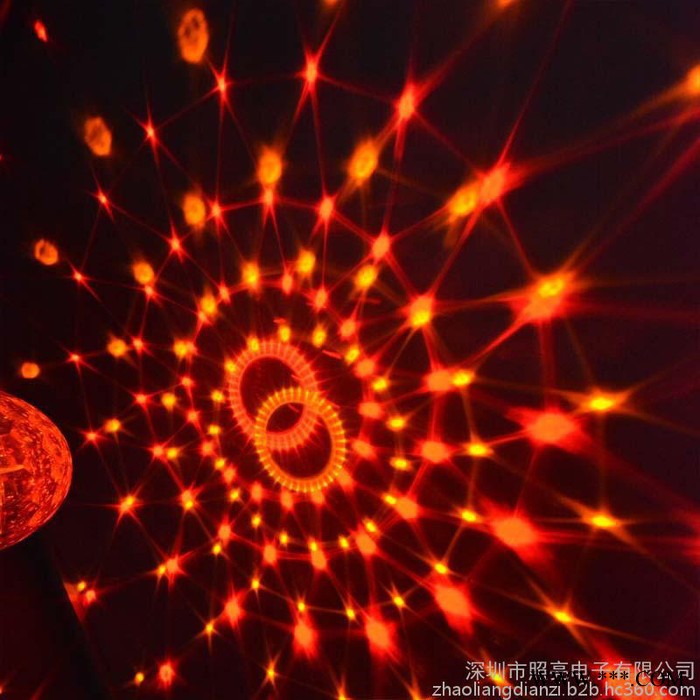 C款带遥控水晶魔球灯 带DMX显示控台LED水晶魔球灯 迷你激光灯 频闪灯 帕灯等产品图7
