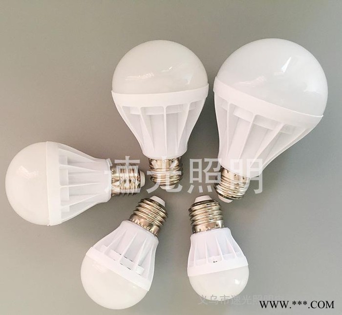 led球泡灯 塑料球泡灯大功率led家用节能灯  led灯图2