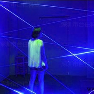 密室游戏蓝光激光发射接收全套含中央控制器接收报警器光束激光灯