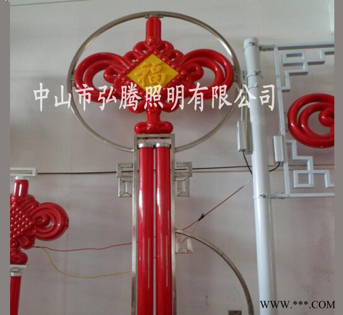 户外LED中国结灯笼造型景观灯 市政工程亮化中国结路灯图3