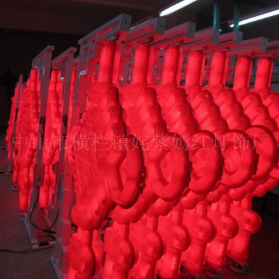 姹紫嫣红新款LED中国结  灯杆造型  led中国结景观灯 福字中国结