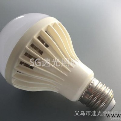 超亮led条纹款球泡灯 e27螺口/b22 正白led节能灯