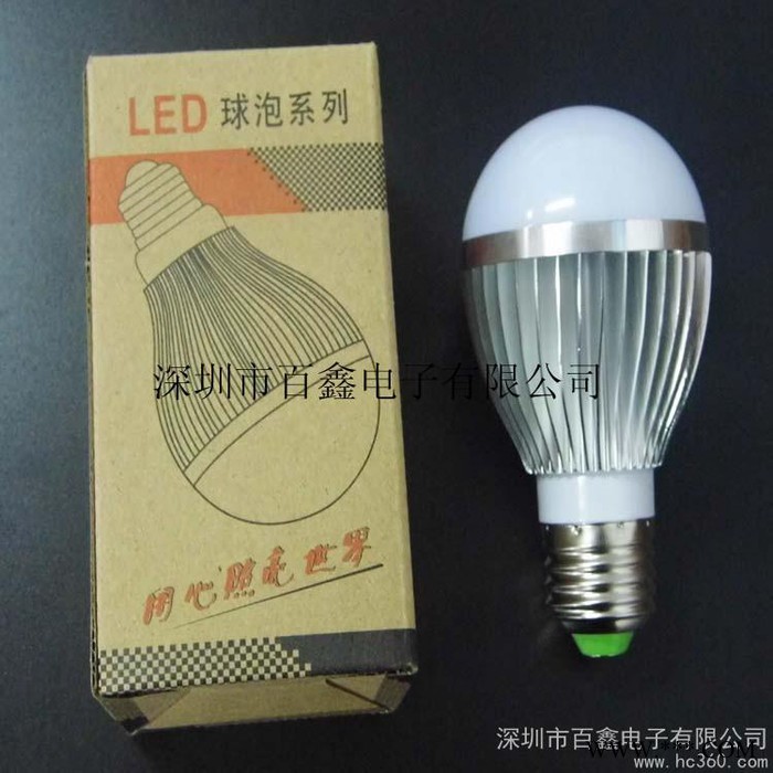供应深圳百鑫BYC-5W节能灯U型螺旋球泡型  LED灯图3