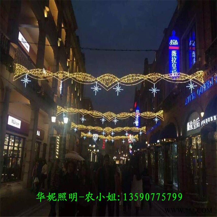 华妮HN-ZXD2019060308 LED花朵造型灯 五一国庆节街道树木亮化 LED跨街灯 黑龙江中国梦景观灯 街棚灯图6