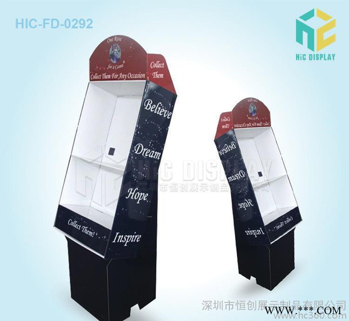 **LED节能灯促销用纸展示陈列货架|环保纸堆头|免费打样图2