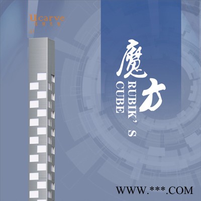 供应魔方草坪灯 不锈钢雕刻镂空景观灯 新款拉丝表面led草坪灯