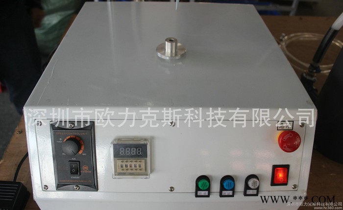 OL-Y150单工位圆形旋转自动点胶机器锅盖节能灯球泡灯喇叭点胶机械OLY150图2