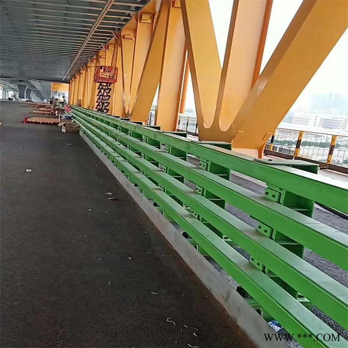 防撞护栏厂家 桥梁灯光护栏 景观灯管栏杆 道路两侧隔离栏杆图3