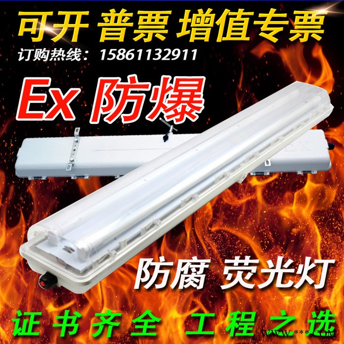 BHY全塑防爆荧光灯LED防爆防腐防潮双管18W20W36W荧光灯EX防爆灯图3