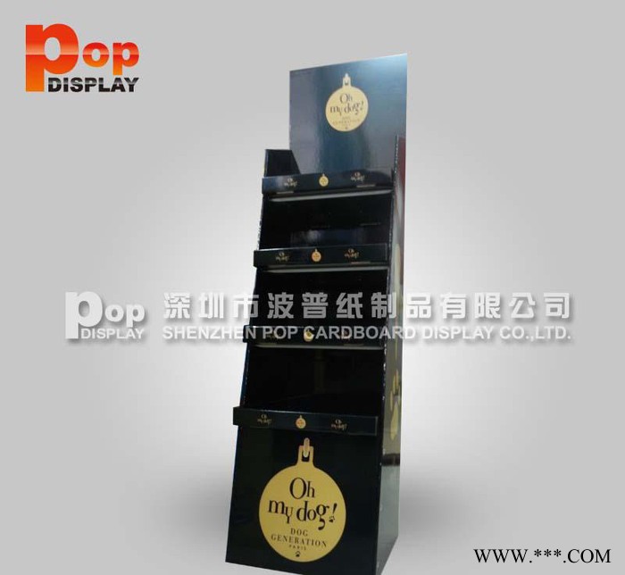 专业生产超市节能灯促销纸货架  LED灯泡** 铁管加固纸展图3