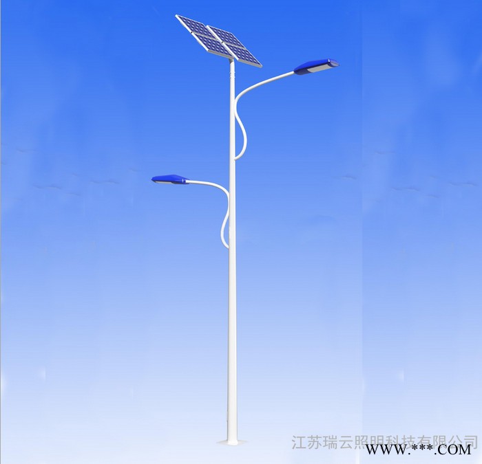 江苏瑞云厂家促销8米40Wled太阳能路灯高亮太阳能路灯**价廉批发太阳能路灯多种款式选择庭院灯景观灯**高性价比图2