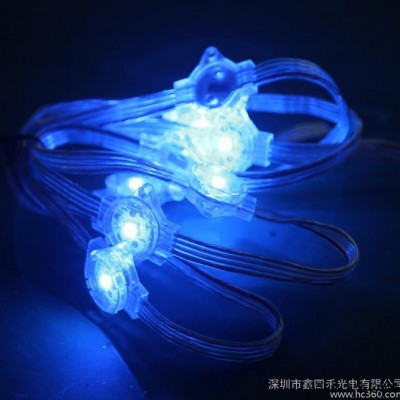 鑫四禾25mmLED点光源RGB全彩像素灯 LED景观灯像素灯轮廓灯线条灯 抗UV耐黄阻燃防水LED户外亮化灯装饰灯