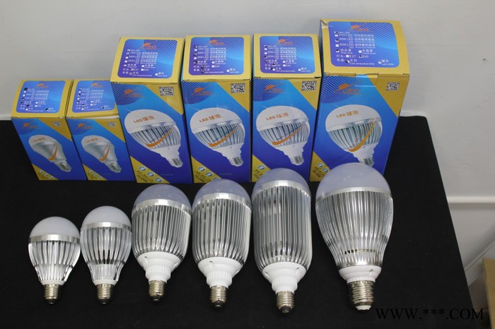直销铝壳节能灯家用led灯泡大功率E27球泡灯超亮室内照明图1