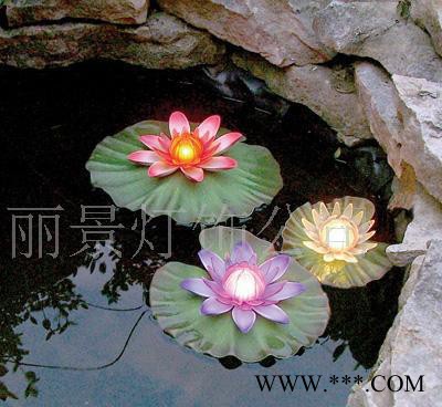 **七彩浮水**笼 led莲花灯 景观灯 直销eva**图3