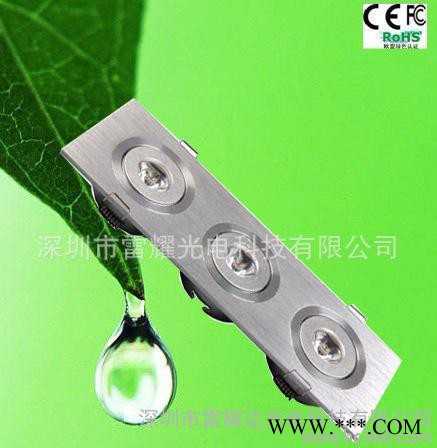 LED三头节能灯/led天花灯/3*1*1W大功率天花灯/筒图3