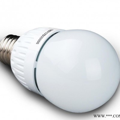 爱我照明LED灯泡4W6W单灯节能灯泡E27螺旋口球泡灯led光源灯超亮
