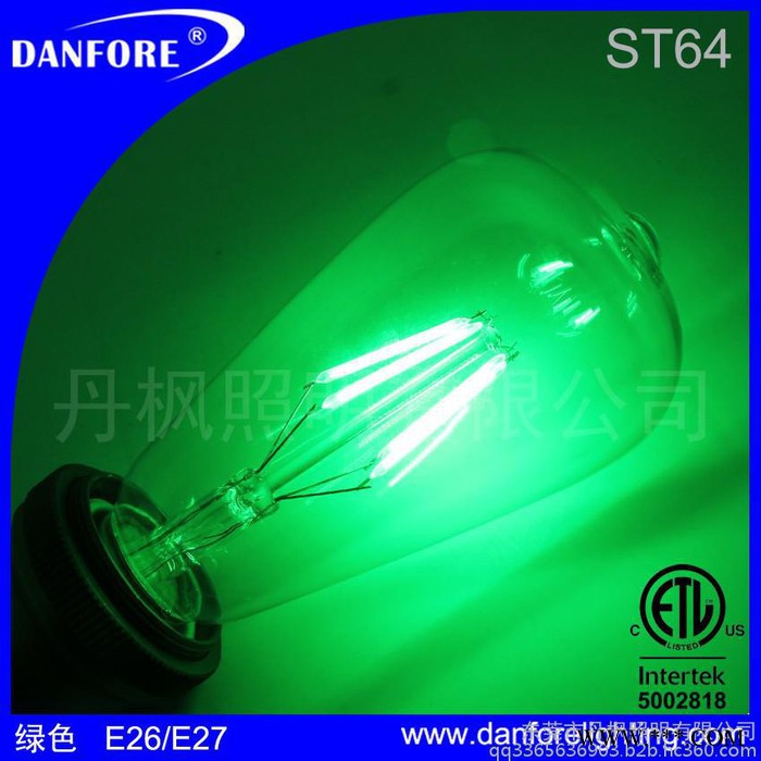 DF-ST64 彩色灯泡RGB彩色LED灯条节能灯七彩节日装饰灯泡CE/ROHS认证**质保两年**保证图5
