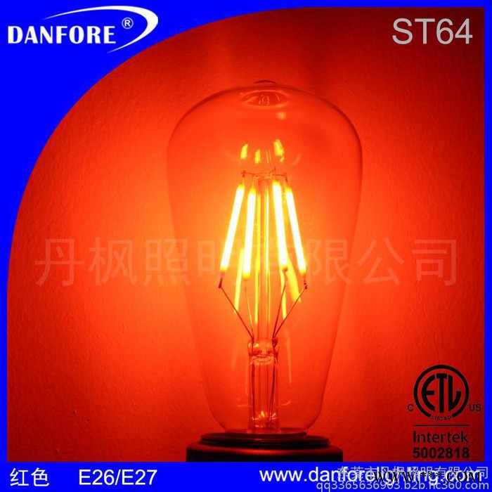 DF-ST64 彩色灯泡RGB彩色LED灯条节能灯七彩节日装饰灯泡CE/ROHS认证**质保两年**保证图6
