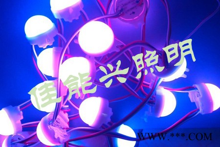 供应佳能兴3cm4cm户外全彩点光源LED门头背景屏像素灯3灯LED点阵屏像素灯