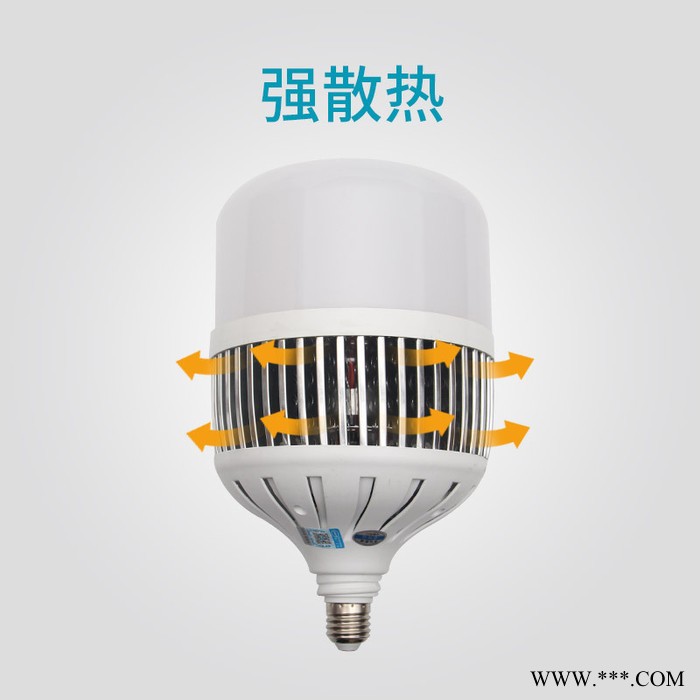 【海之亮】LED灯泡商场超亮球泡 厂房车间仓库大功率工程照明节能灯图5