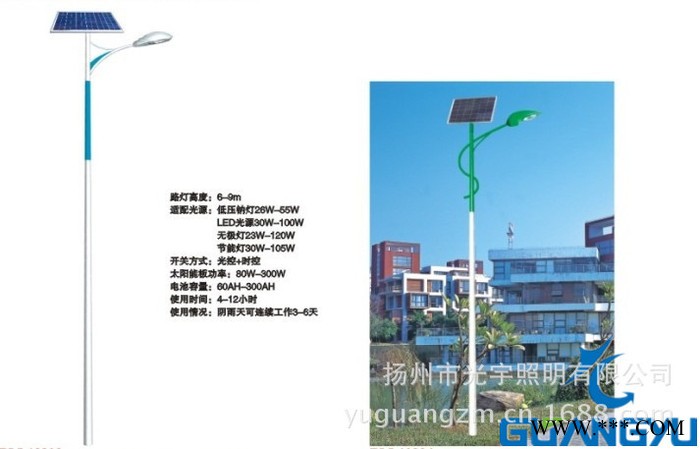 1031光宇农村建设马路太阳能路灯 公园节能灯图2