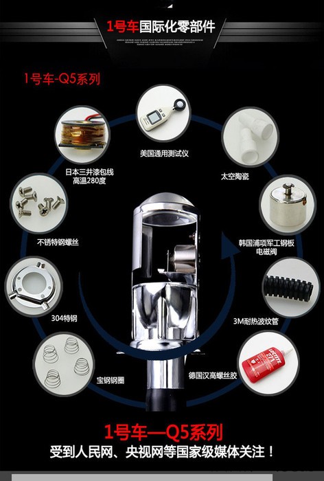 客车迷你透镜聚光HID氙气灯大灯图6