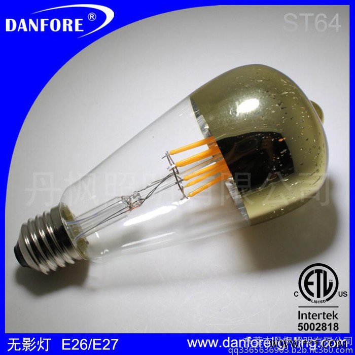 丹枫照明DF-ST64顶金无影灯 ST64 ST21无影灯led球泡LED节能灯E27灯头通过CE/ROHS/ETL认证图4
