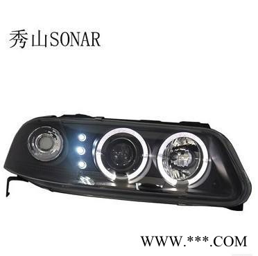 大众高尔改装双天使眼大灯 LED泪眼/透镜/氙气灯 秀山台湾总成图3