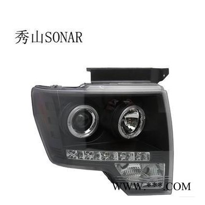 福特猛禽F150天使眼大灯 LED泪眼/透镜/HID氙气灯 秀山台湾总成