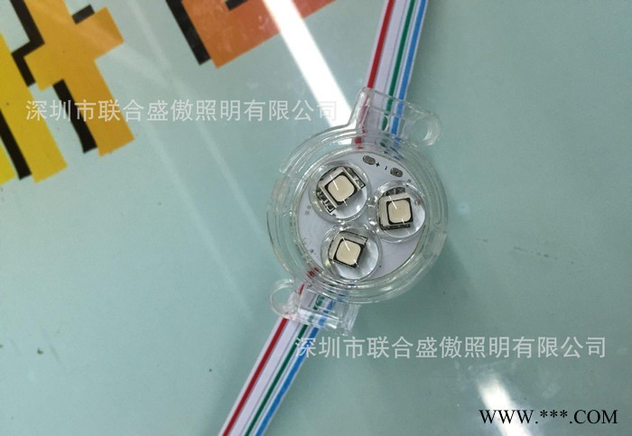 5V 全彩发光字穿孔灯串灌胶防水 1903像素灯  全彩LED外露灯串 生产厂家图4