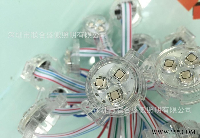 5V 全彩发光字穿孔灯串灌胶防水 1903像素灯  全彩LED外露灯串 生产厂家图3