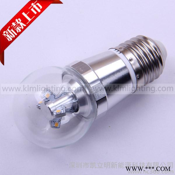 LED节能灯泡 尖泡拉尾泡4W5WLED节能灯凯立明直销批发图2