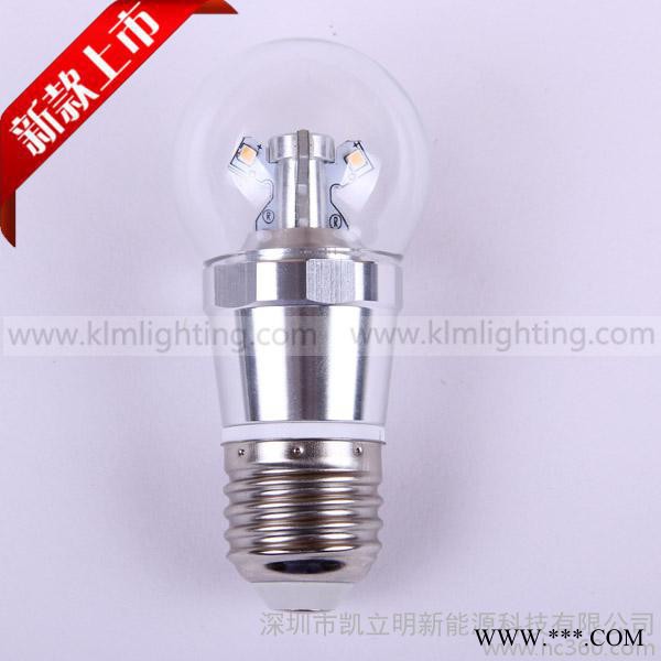 LED节能灯泡 尖泡拉尾泡4W5WLED节能灯凯立明直销批发图3