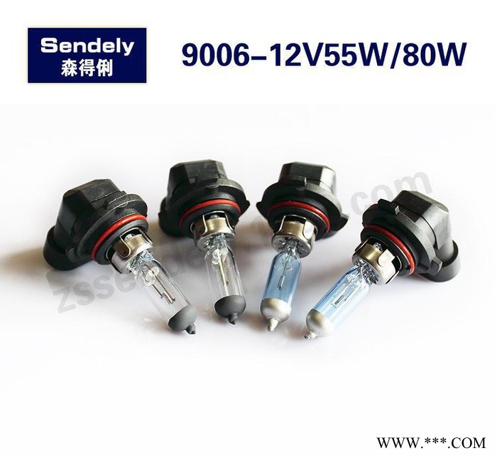 9006系列汽车灯泡氙气灯泡卤素汽车灯泡12V55W/80W 超白光 蓝泡图1
