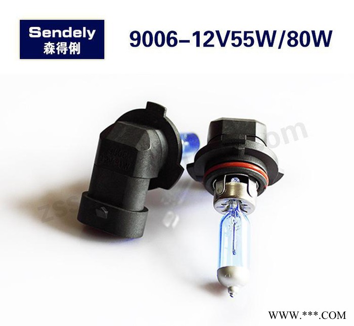 9006系列汽车灯泡氙气灯泡卤素汽车灯泡12V55W/80W 超白光 蓝泡图2
