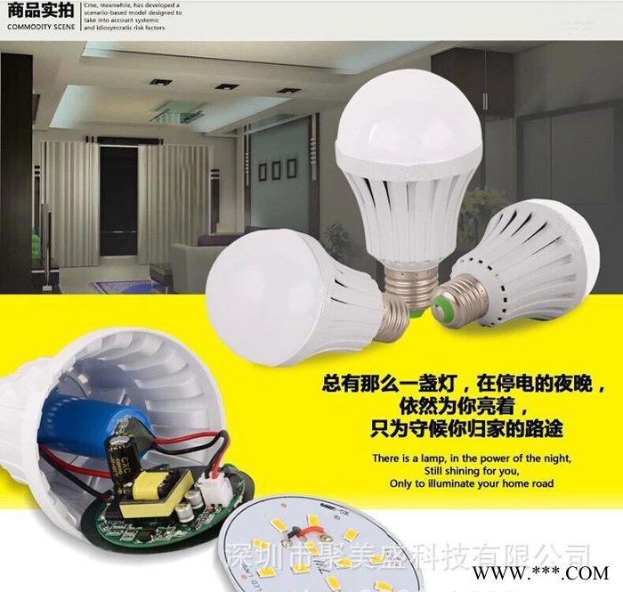 LED球泡灯 新款LED塑胶球泡灯 LED灯泡 节能灯图3