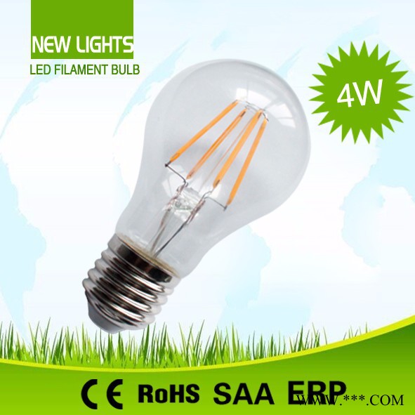 新光源LED球泡灯丝节能灯 A19 A60 家用高亮度灯泡 8W图2