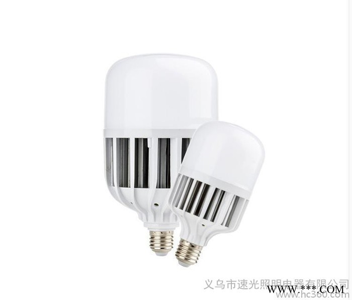 LED平头鸟笼球泡灯 柱泡节能灯大功率 65W塑料球泡灯照明图2
