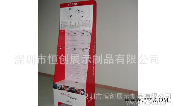 促销节能灯产品促销用纸展示架 |层式纸货架|美观环保|包装便捷图3