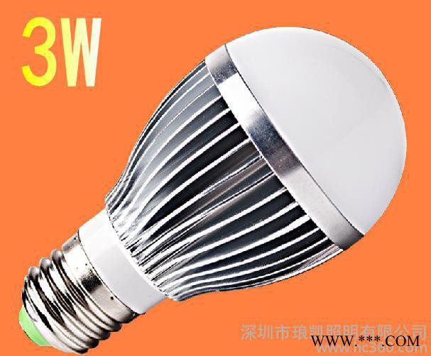 厂家3wled球泡灯 e27灯泡 led球泡灯 灯泡批发 节能灯泡包邮图1