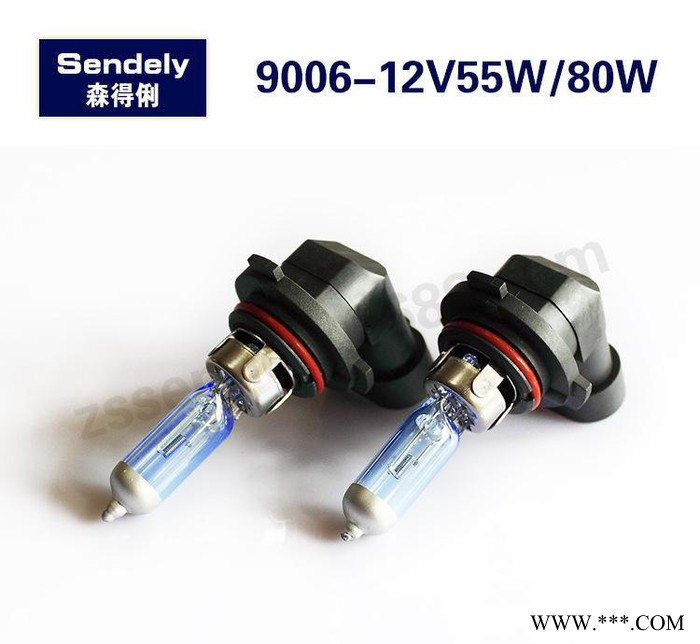 9006套装12V超白光汽车灯泡氙气灯泡卤素汽车灯泡蓝泡图1