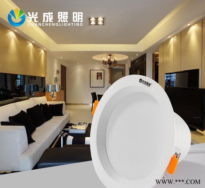 生产一体隔离驱动铝合金2.5寸5W SMD2835灯足瓦家居照明筒灯图3