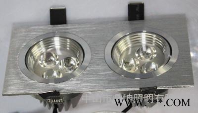 供应歌的照明LED豆胆灯双头3W方形商业 工程家居照明