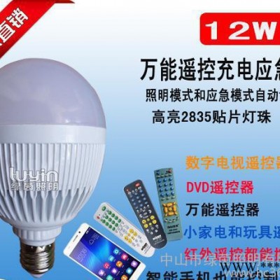 LED遥控灯 应急照明灯 led节能灯泡 新款江湖地摊产