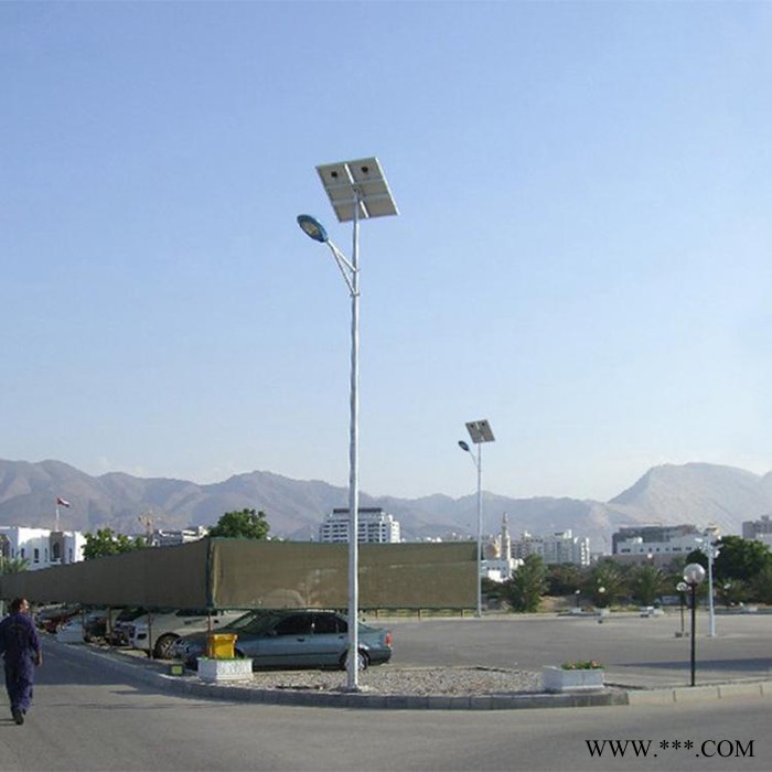 河北路灯专业生产6米8WLED太阳能路灯led照明节能灯图1