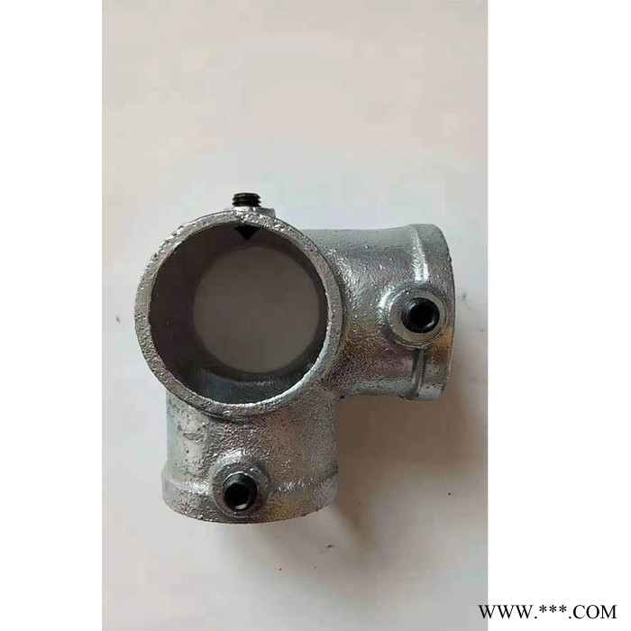 ** 防护栏管件 工具化防护栏管件 五通直角弯头扣件