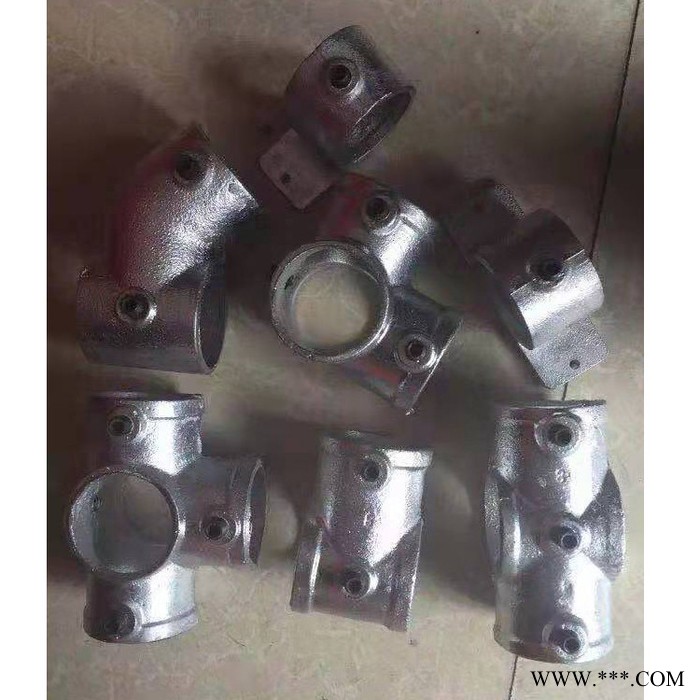 ** 防护栏管件 工具化防护栏管件 五通直角弯头扣件图4