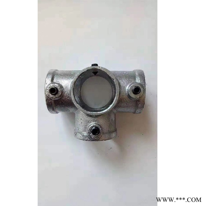 ** 防护栏管件 工具化防护栏管件 五通直角弯头扣件图2