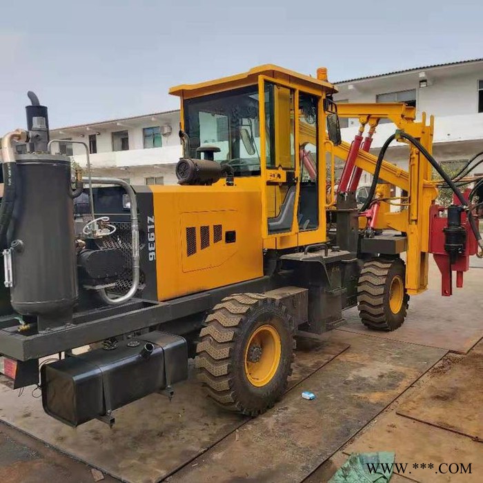 公路打桩机厂家 公路护栏管桩打桩的专用 公路护栏拔桩机图5